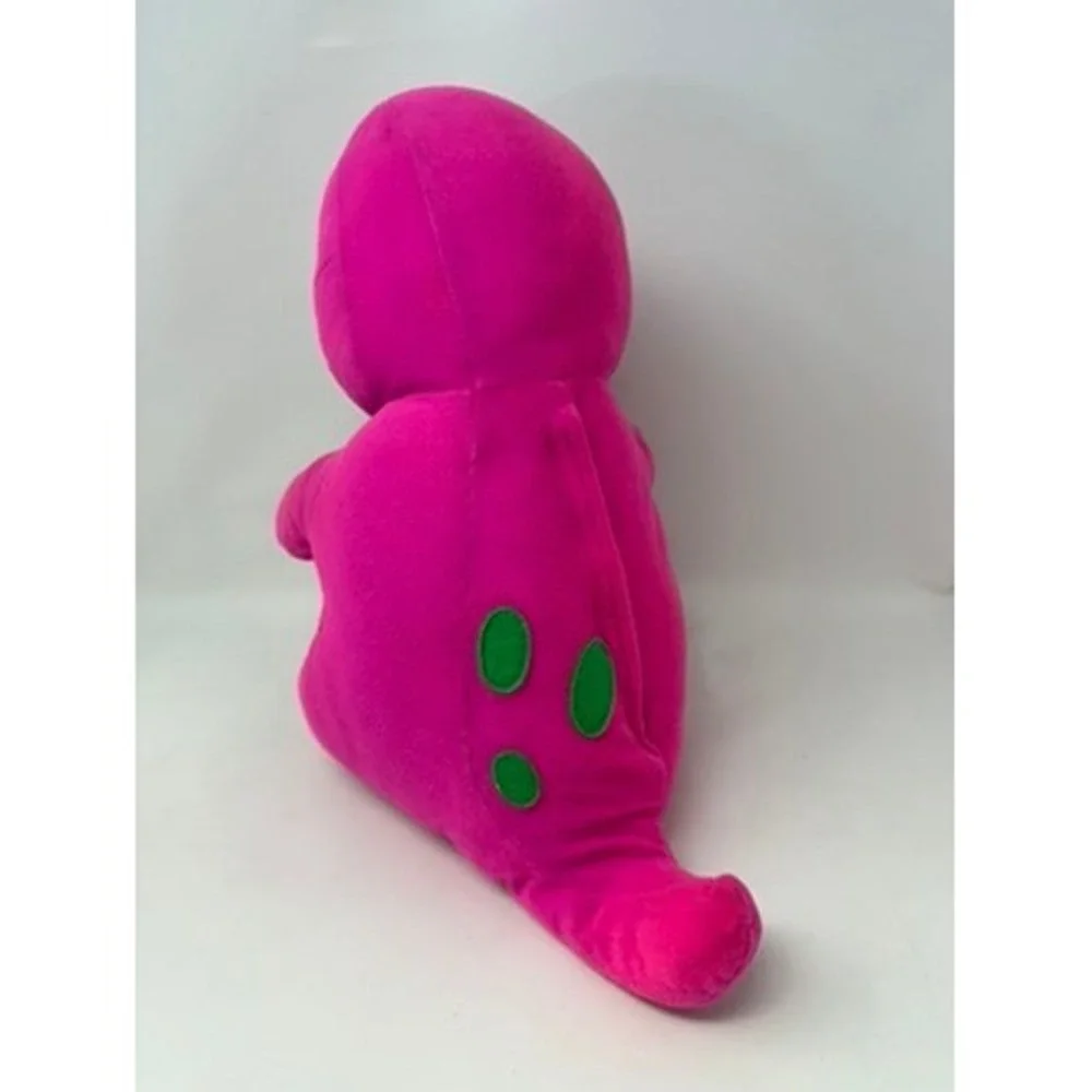 Vintage Barney the Dinosaur Playskool Purple Green Talking Toy 90s Retro
